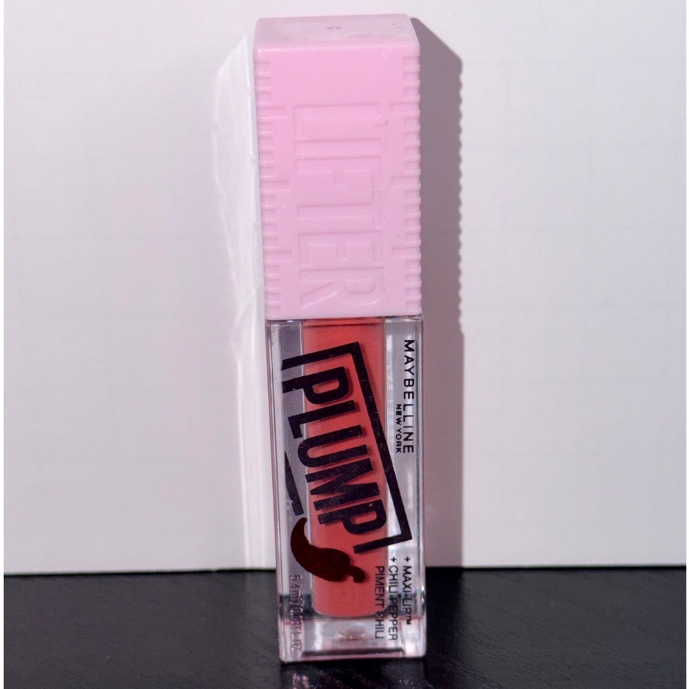 Maybelline Lifter Plump Lip Gloss 005 Peach Fever Chili Pepper 0.18oz NEW